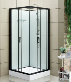 Suihkukaappi Bathlife Rymd 800x800 mm musta