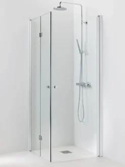 Suihkukulma Vihtan Ocean 3+5 700/900 mm kääntyvä + taittuva suora kirkas lasi