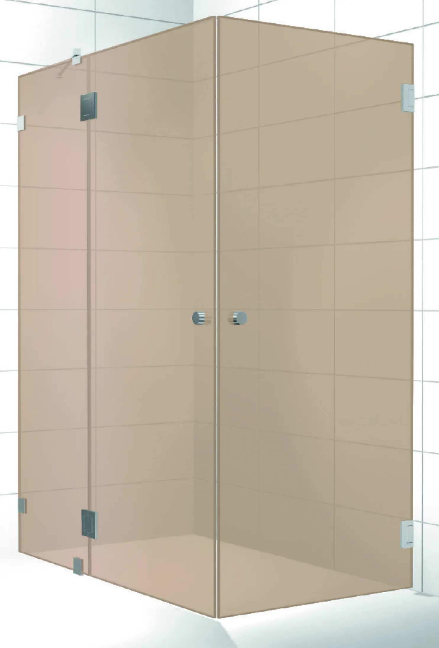 Suihkunurkkaus Elegance 15 pronssi mittatilaus