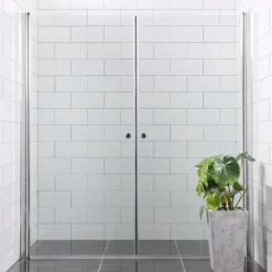 Suihkuseinä Bathlife Mångsidig Vital, kaksi ovea, eri kokoja