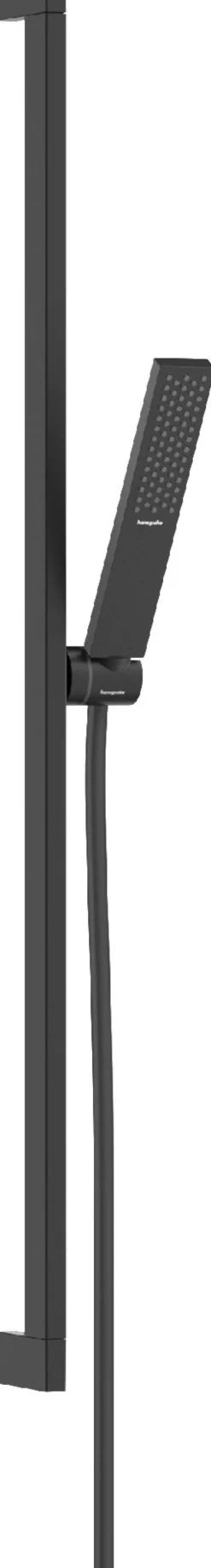 Suihkusetti Hansgrohe Pulsify E 100 1jet Ecosmart, tanko 90 cm, mattamusta