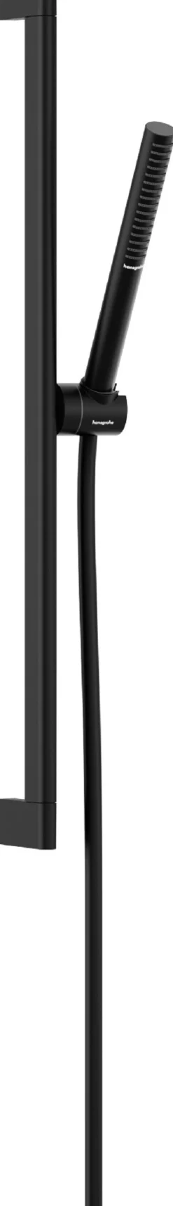 Suihkusetti Hansgrohe Pulsify S 100 1jet Ecosmart, tanko 65cm, mattamusta