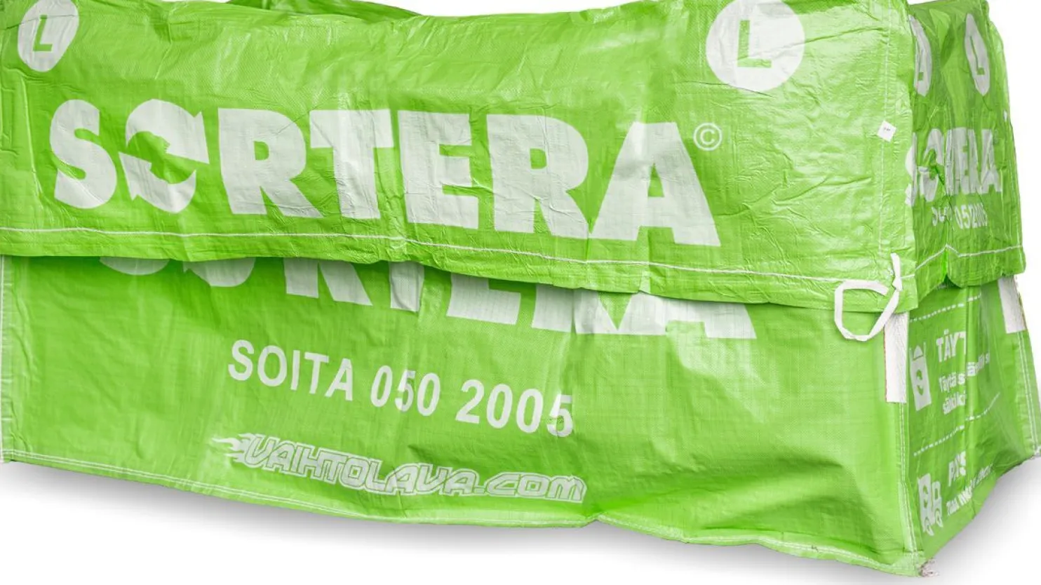 Suursäkki Sortera, eri kokoja