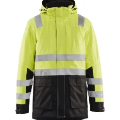 Talviparka Blåkläder 4495 Highvis huomiokeltainen/musta