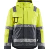 Talvitakki Blåkläder 4870 Highvis huomiokeltainen/harmaa