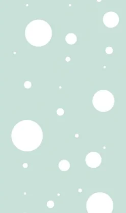 Tapetti Artgeist Mint fantasy, 50x1000cm, pilkullinen