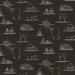 Tapetti Galerie Just Kitchens Chalkboard Menu, retro