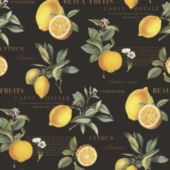Tapetti Galerie Just Kitchens Citron Botanical, vintage