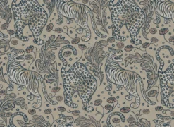 Tapetti Rebel Walls Year of the Tiger, non-woven, eläin, kukka