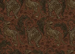 Tapetti Rebel Walls Year of the Tiger, non-woven, eläin, kukka