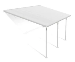 Terassikatos Palram-Canopia Feria 3 x 5,5 m valkoinen/kirkas