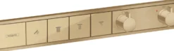 Termostaatti Hansgrohe RainSelect, 4:lle toiminnolle, piiloasennus, harjattu pronssi