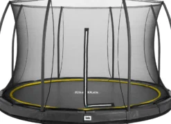 Trampoliini Salta Comfort Edition Inground Ø427cm musta sis. turvaverkko