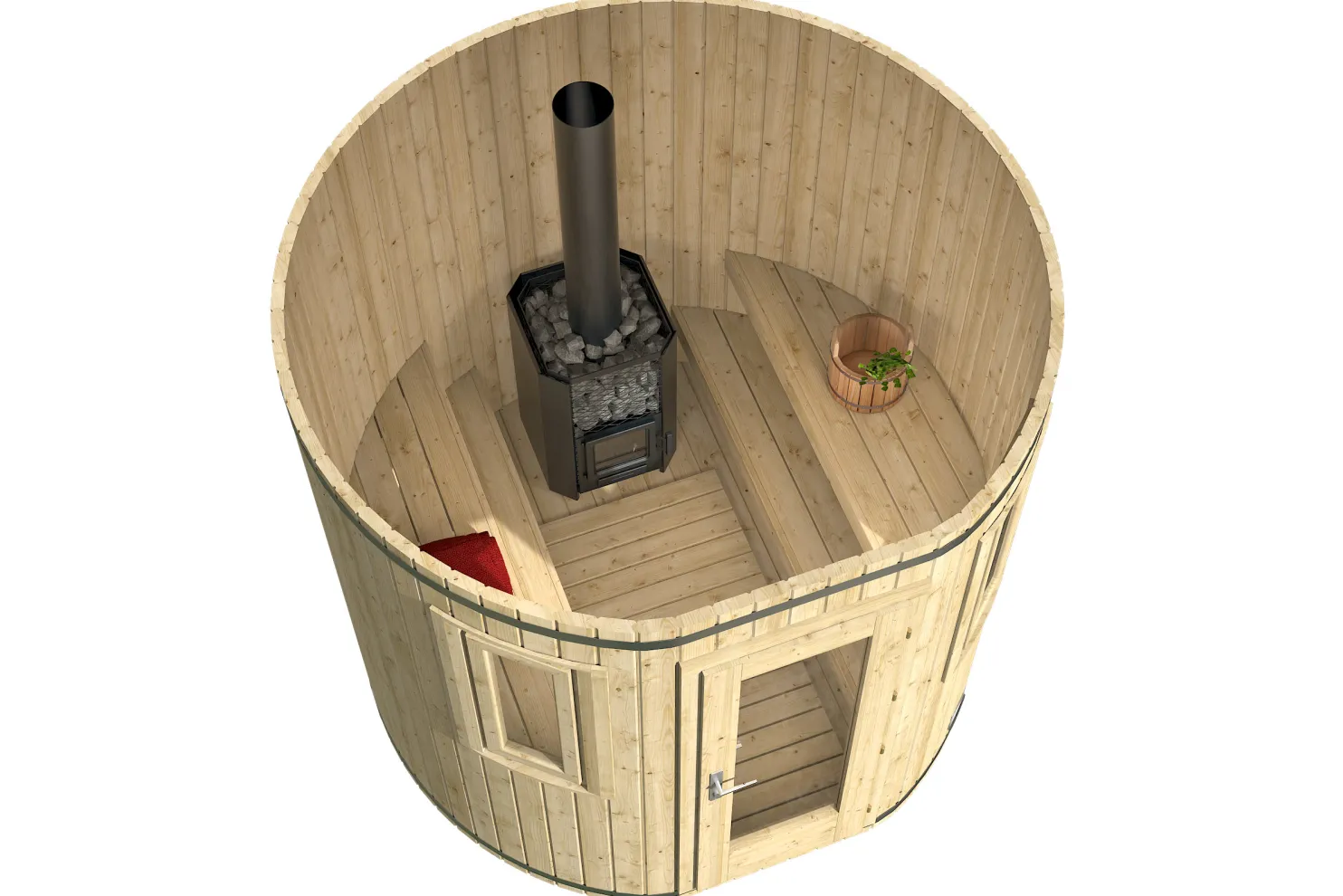 Tynnyrisauna Tene Tornio 4.4m²