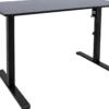 Työpöytä Home4You ERGO OPTIMAL 1-moottorilla 120x60 cm, musta
