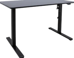 Työpöytä Home4You ERGO OPTIMAL 1-moottorilla 120x60 cm, musta