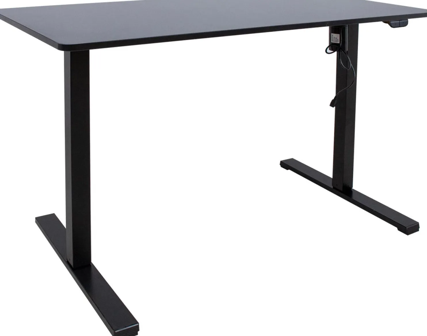Työpöytä Home4You ERGO OPTIMAL 1-moottorilla 120x60 cm, musta