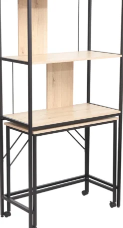 Työpöytä/hylly Home4You LESTER 84x40xK160 cm, melamiini