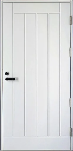 Ulko-ovi Kaskipuu UO11.0 9-10x21 karmi 115 mm valkoinen