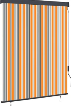 Ulkorullaverho 140x250 cm keltainen ja sininen