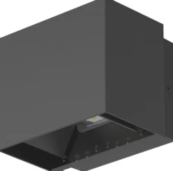 Ulkoseinävalaisin Airam Brick Double ylös/alas eri värejä