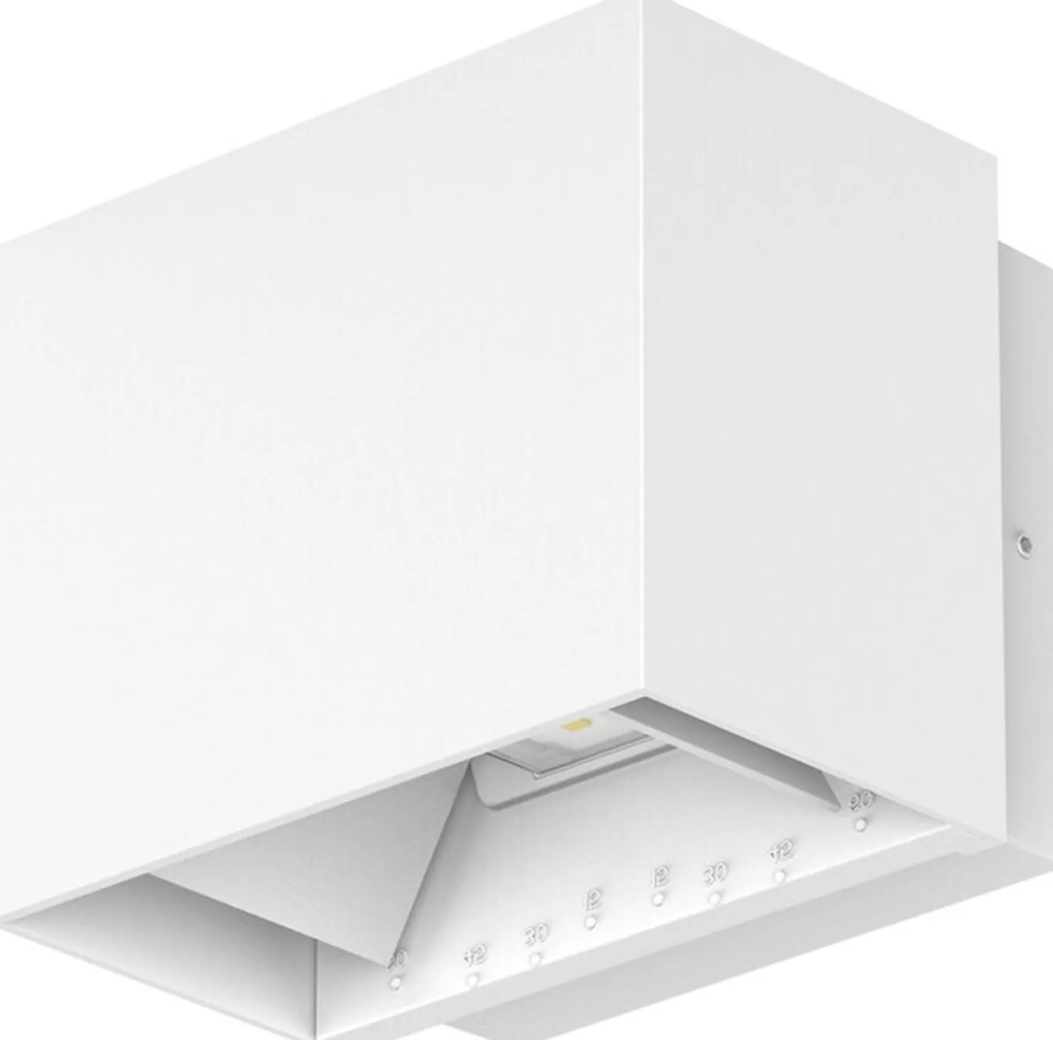 Ulkoseinävalaisin Airam Brick Double ylös/alas eri värejä