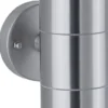 Ulkoseinävalaisin Paulmann Flame, IP44, 6cm, rst