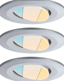 Upotettava LED-valaisin Paulmann Calla, 3kpl, IP65, Ø90mm, 5W, 400lm, säädettävä värilämpötilä, eri värejä