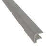 U-päätelista Keraplast 10mm, alumiini 4.0 m