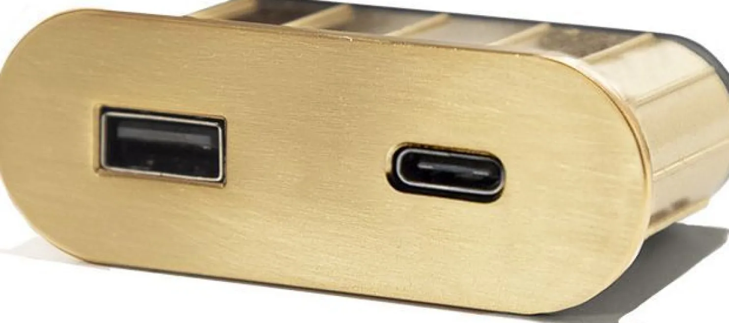 USB-pistorasia Limente PICK-4, soikea, eri värejä