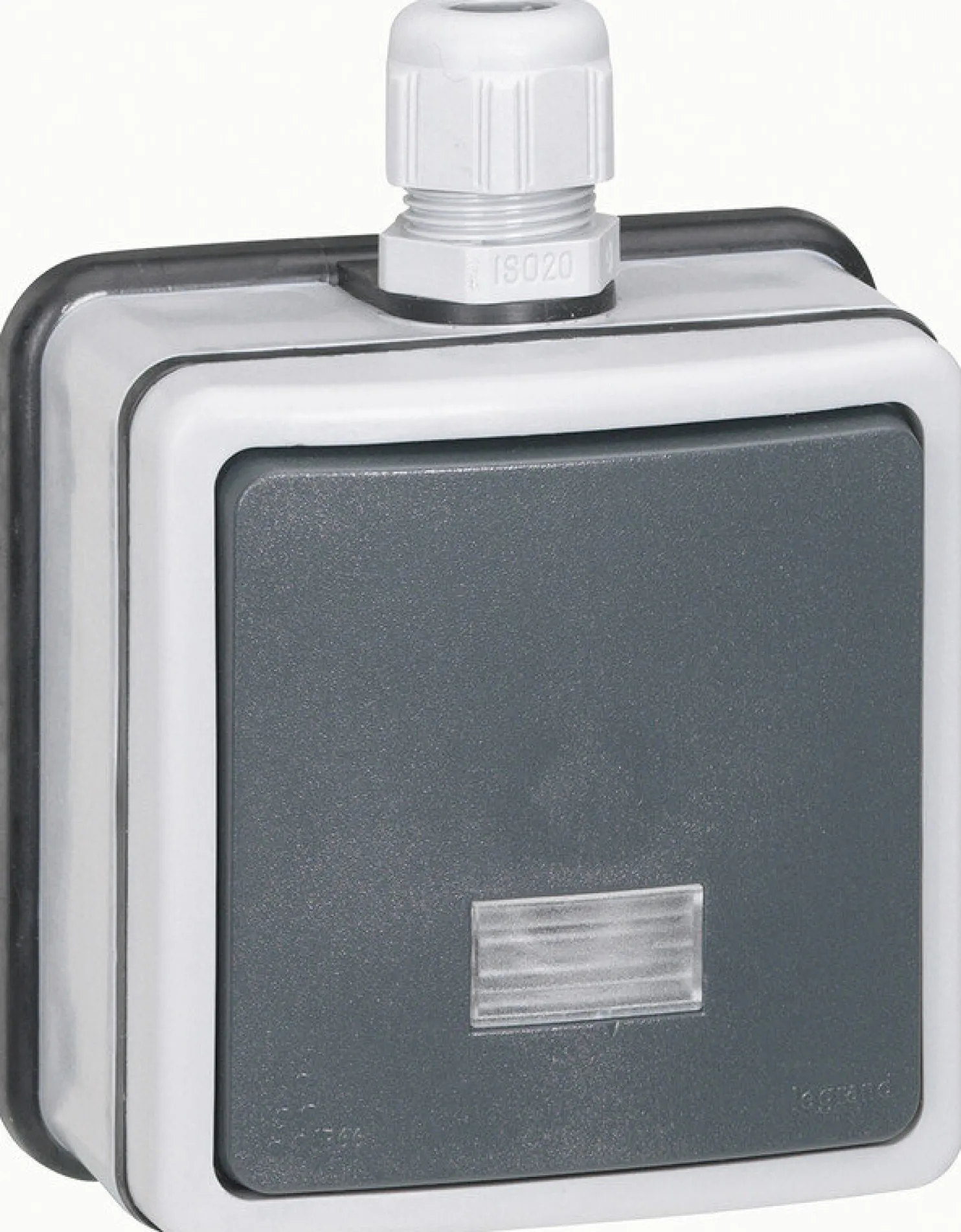 Vaihtokytkin Legrand Plexo 66 10 A IP66 pinta, harmaa