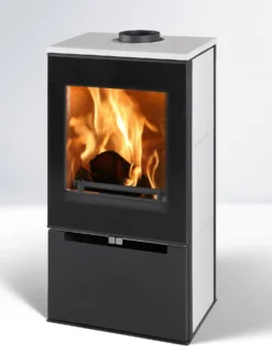 Valmistakka Thorma Cremona Top 8 kW musta/valkoinen
