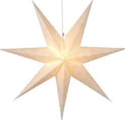 Valotähti Star Trading Sensy 70 cm paperi valkoinen