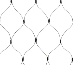Valoverkko Markslöjd Chrissline, 100 valoa, 2x1.7m, musta, eri valonsävyjä