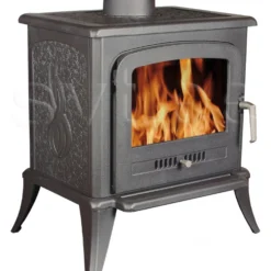 Valurautatakka Agnes, 5kW, musta