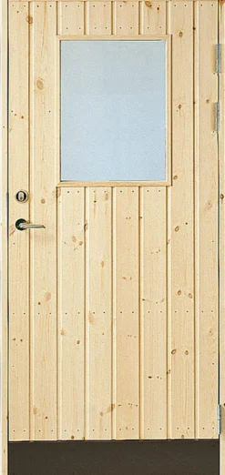 Varaston ovi Jabo 18° suora paneeli, lasi vasen 90x200cm 2-lasi