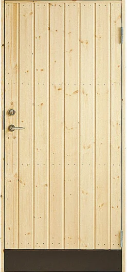 Varaston ovi Jabo 18° suora paneeli vasen 100x210cm