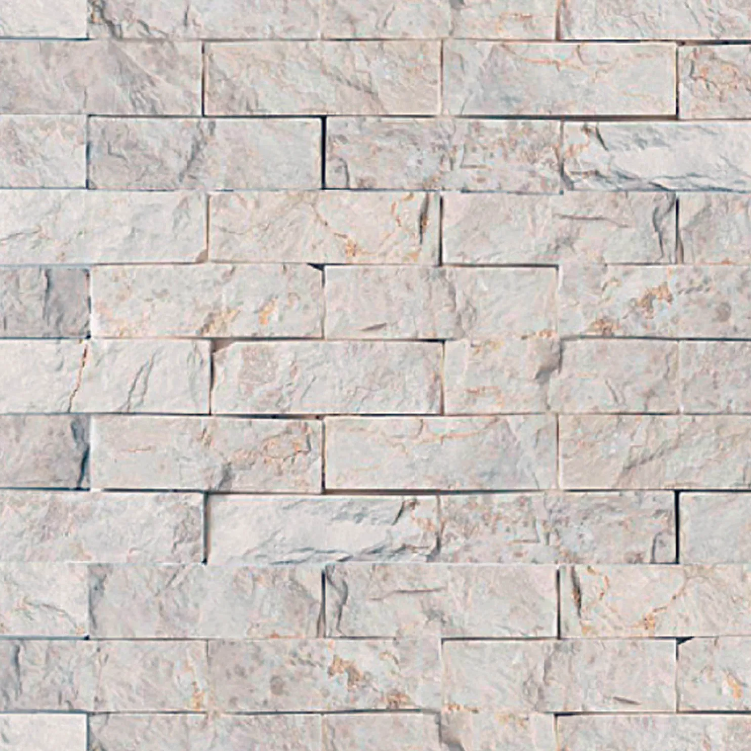 Verhoilukivi Qualitystone White verkolla 30 x 100 mm