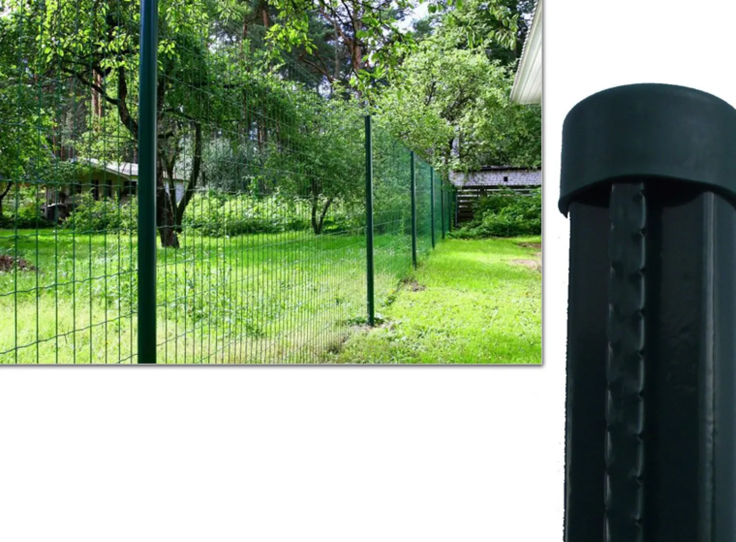 Verkkoaidan tolppa profiloitu korkeus 230 cm