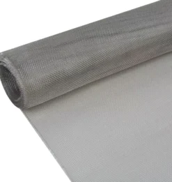 Verkkosuoja ruostumaton teräs 100x1000cm hopea