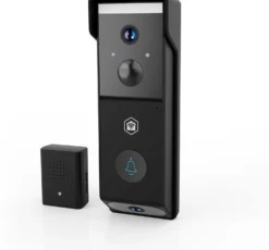 Video-ovikello Nedis SmartLife, wi-fi, tuplakameralla, 2x full HD, IP54