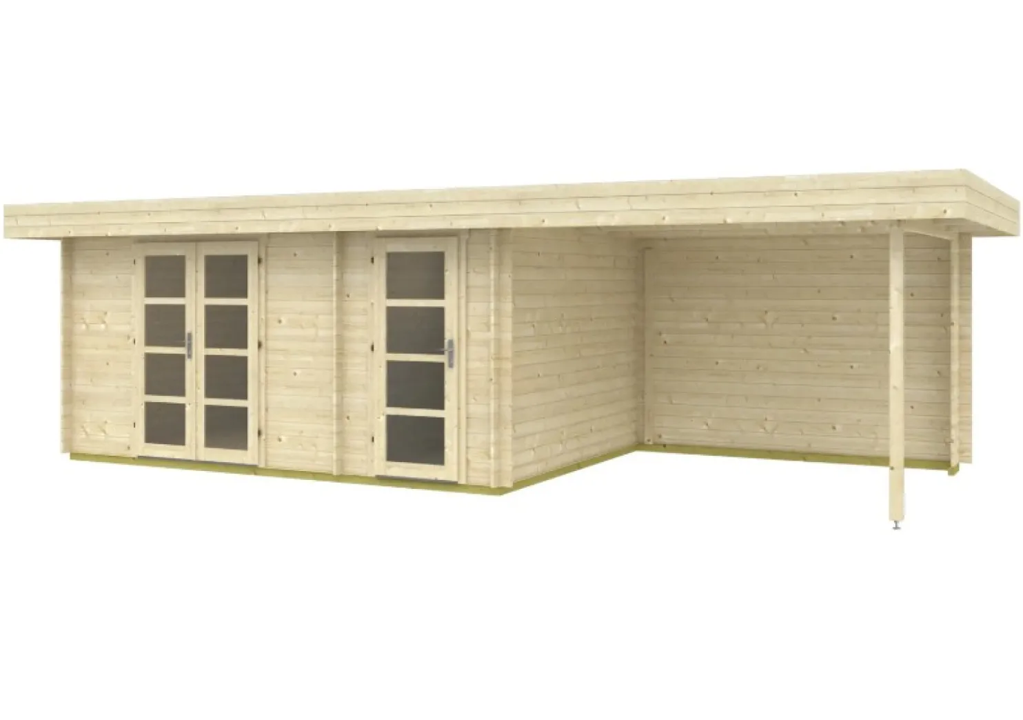 Vierasmaja Tene Oriental 4 + katos, 22.5m²