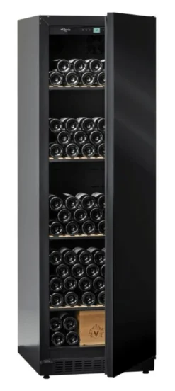 Viinikaappi mQuvée Velvet 170 VCS240SB, 59.5cm, 1 lämpötila-alue, integroitava, musta