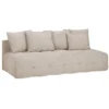 Vuodesohva Home4You Luise 3-istuttava, beige