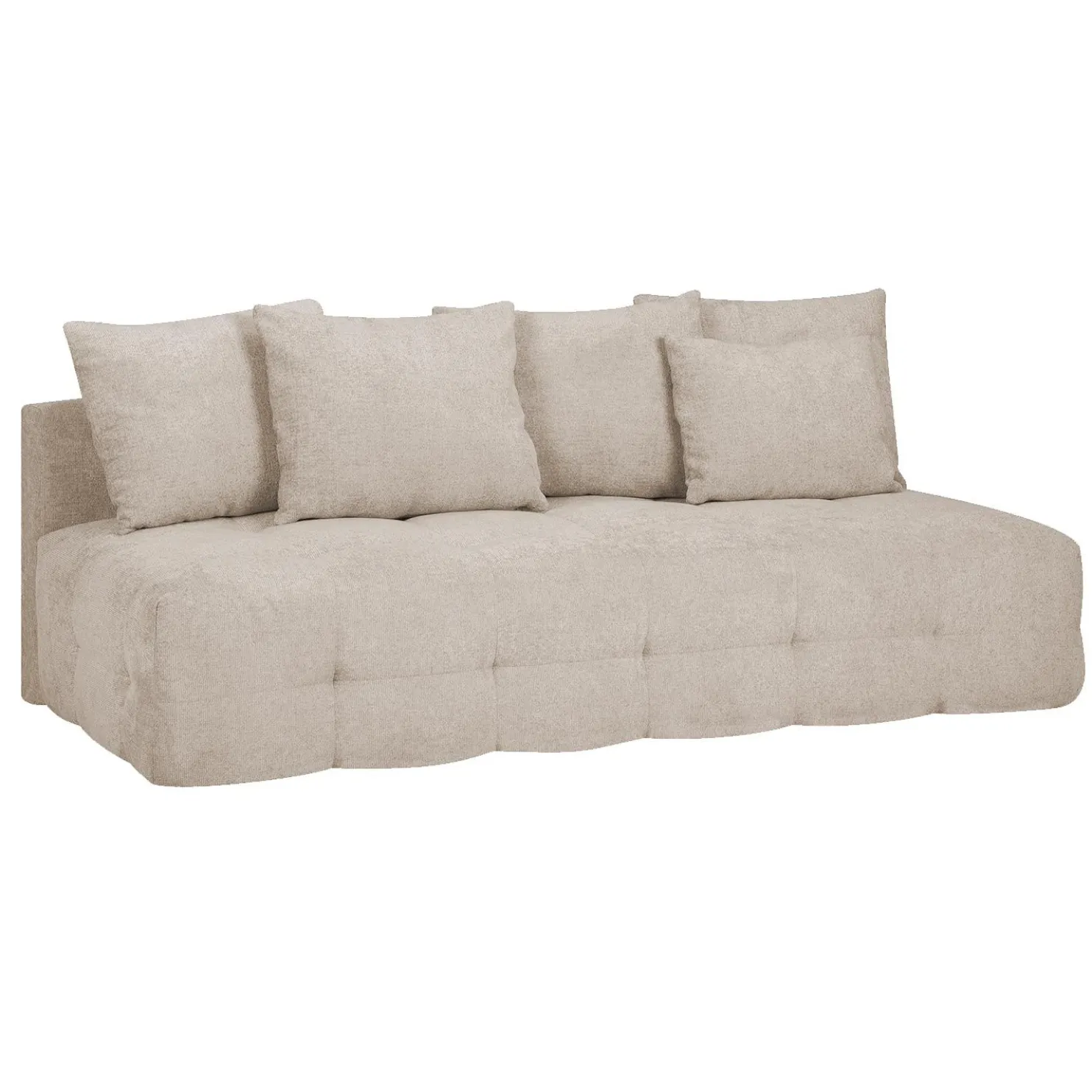 Vuodesohva Home4You Luise 3-istuttava, beige