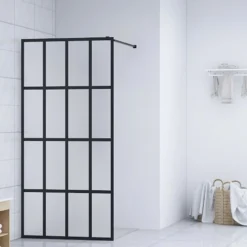 Walk-in suihkun seinäke karkaistu lasi 80x195cm