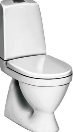 WC-istuin Gustavsberg Nautic 1500 Hygienic Flush kaksoishuuhtelu 4/2,5 l S-lukko avoin huuhtelukaulus soft closing kansi