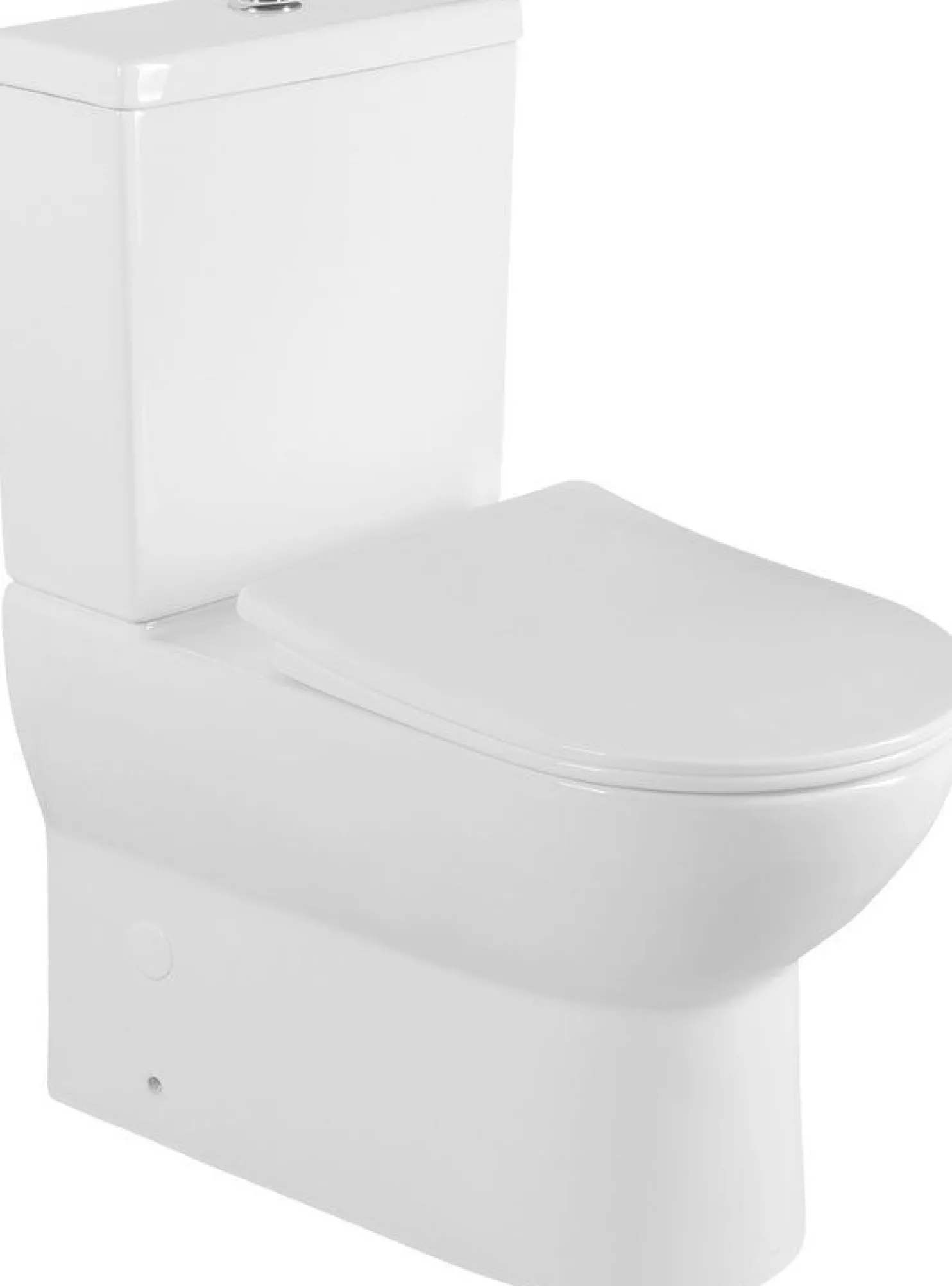 WC-istuin Interia Jalta huuhtelukaulukseton soft-close-kannella kaksoishuuhtelu