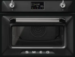 Yhdistelmämikroaaltouuni Smeg SO4902M1N 60cm musta
