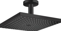 Yläsuihku Hansgrohe Raindance E 300 Air 1jet, kattoputki, piiloasennus, mattamusta